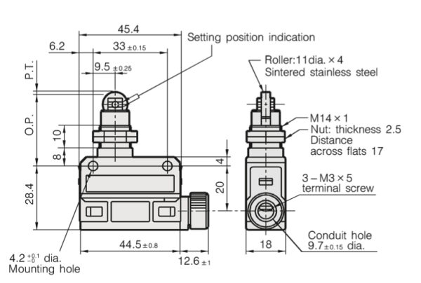 SL1-A finecorsa - Limit Switch